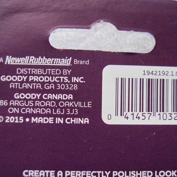 2 Goody Classics Translucent Brown Plastic Fashion Side Combs Kathy Allergy Safe - Picture 7 of 8